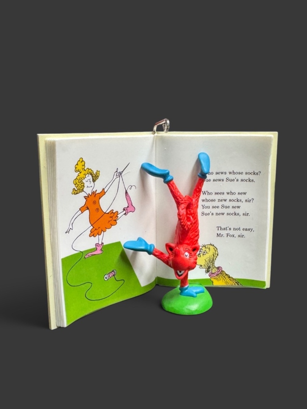 Hallmark 2023 Dr Seuss Fox in Socks Christmas Ornament NIB - Picture 14 of 15